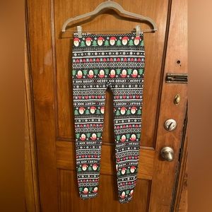 Christmas theme leggings